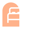 Premium bed icon